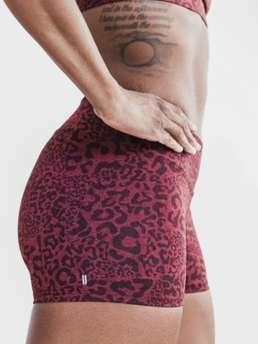 No Bull 2” Short in Plush Heather Cheetah Print